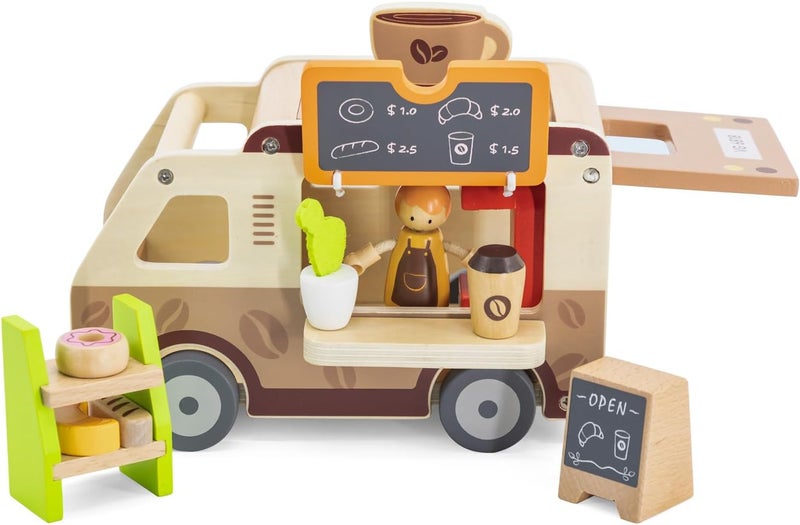 Viga Toys 44689 Coffee Truck - Image 2